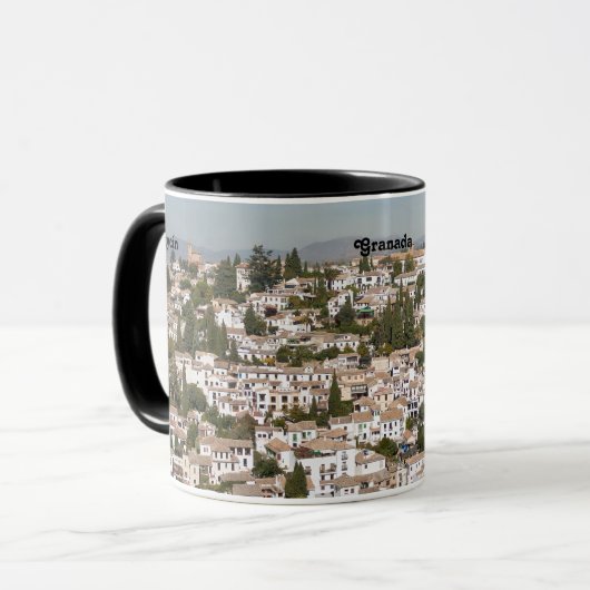 Albaycin Granada Tasse (Vorderseite Links)