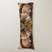 "Albedo Base-XL Body Pillow " Kleine Katzen, die s Seitenschläferkissen (Vorderseite Vertikal)