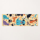 AlbedoBase XL - Spielerische Sammlung von Haustier Yogamatte (Vorderseite (Horizontal))