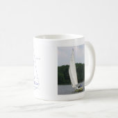 Alberg entwarf Segelboot der Südküsten-23 Kaffeetasse (VorderseiteRechts)