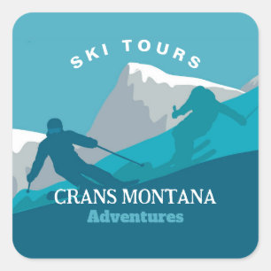 Albergo Colmanicchio Ristorante della Carrà Person Quadratischer Aufkleber