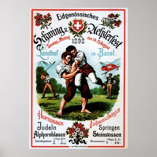 Albergo Colmanicchio - Schweiz Wrestling Poster (Vorne)
