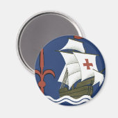 Albergo Columbia Genoa ~ Trieste Magnet (Vorderseite/Rückseite)