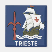 Albergo Columbia Genoa ~ Trieste Magnet (Vorne)