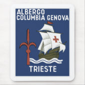 Albergo Columbia Genoa ~ Trieste Mousepad (Vorne)