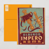Albergo Imperio Postkarte (Vorne/Hinten)