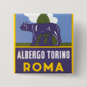Albergo Torino Button (Vorderseite)