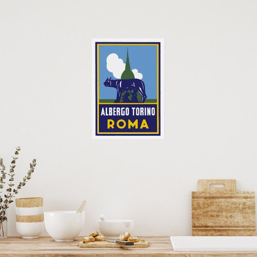 Albergo Torino Roma Poster (Küche)
