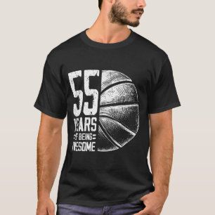 Albern 55 Alte Basketball Basketball Jahre 55. Spi T-Shirt