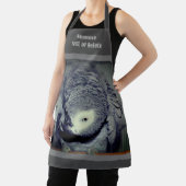 Albern-Afrikanischer Grau-Papagei Personalisiert Schürze (InSitu)