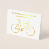 Albern "Also habe ich gehört, dass du ein neues Fa Folienkarte (Vorderseite)