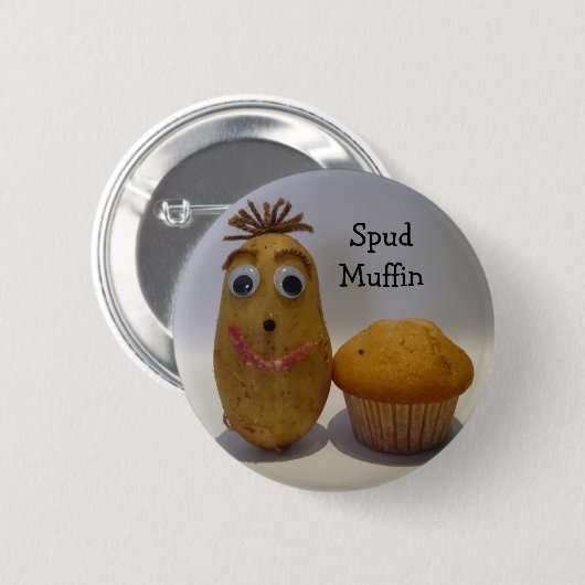 Albern bohren Sie Muffin-Knopf Button (Vorne & Hinten)