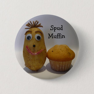 Albern bohren Sie Muffin-Knopf Button