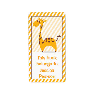 Albern Dieses Buch gehört zum Buchzeichen Giraffe Adressaufkleber