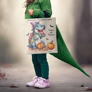 Albern Dinosaurier Halloween Candy Tasche