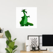 Albern Dragon Green Poster (Heimbüro)
