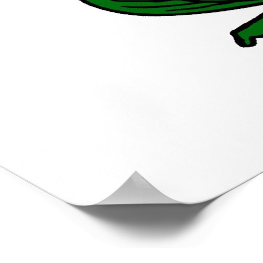 Albern Dragon Green Poster (Ecke)