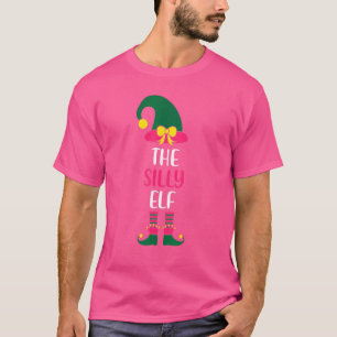 Albern Elf Familienmatratzen Gruppe Weihnachtsfrau T-Shirt