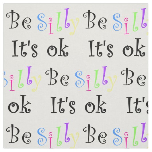 Albern, es ist Ok-Stoff Stoff (Muster)