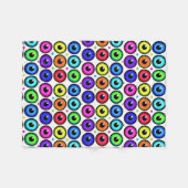 Albern Eyes Fleece Blanket (Vorderseite (Horizontal))