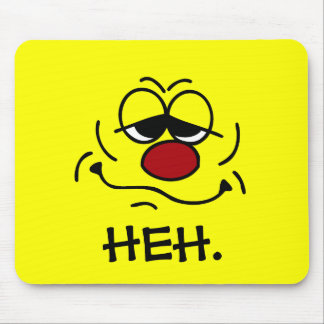 Albern Face Grumpey Mousepad