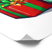 Albern Funny Christmas Weihnachtsmann Elf Kind Poster (Ecke)