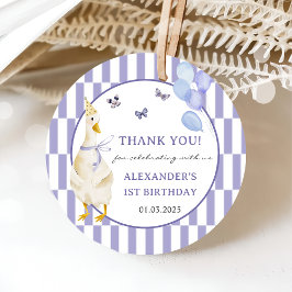 Albern Gänse 1. Geburtstag Party Geschenkanhänger