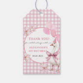 Albern Gänse 1. Geburtstag Party Geschenkanhänger (Vorderseite)