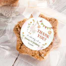 Albern Gänse 1. Geburtstag Party Klassischer Round Runder Aufkleber