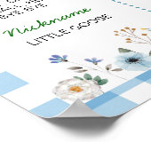 Albern Gänse 1. Geburtstag Party Meilenstein Poster (Ecke)