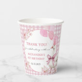 Albern Gänse 1. Geburtstag Party Pappbecher (Vorderseite)