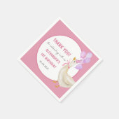 Albern Gänse 1. Geburtstag Party Serviette (Ecke)