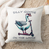 Albern Gänse auf der Loose Gänse Skaten auf Scoote Kissen (Decke)