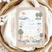 Albern Gänse Baby Diapper Raffle Begleitkarte