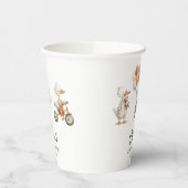 Albern Gänse Baby Dusche personalisierte Papiertüc Pappbecher (Links)