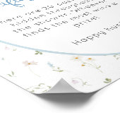 Albern Gänse Blumenjagd Schnuller Kinderdusche Poster (Ecke)