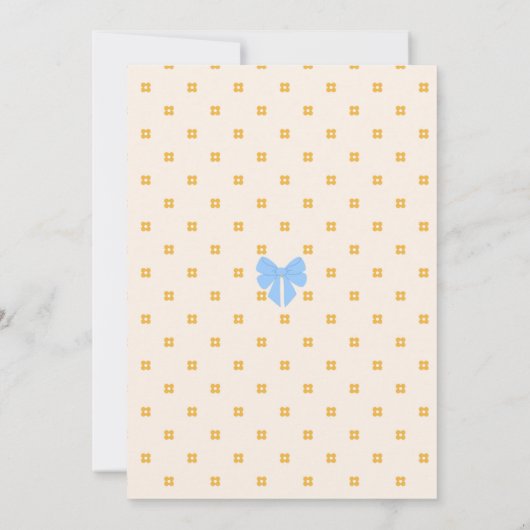 Albern Gänse erste Geburtstag Einladung (Rückseite)