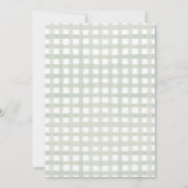 Albern Gänse Erste Geburtstagsgrüne Einladung (Rückseite)