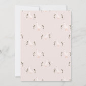 Albern Gänse Erstgeburt Einladung (Rückseite)