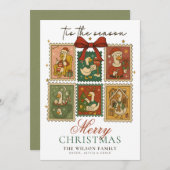 Albern Gänse Funny Vintag Frohe Weihnachten (Vorne/Hinten)