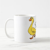 Albern Gänse Gänse-Cartoon Kaffeetasse (Links)