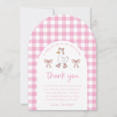 Albern Gänse Geburtstag Foto Danke Karte (Vorderseite)