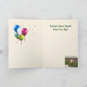 Albern Gänse Geburtstag Karte (Innenseite)