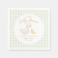 Albern Gänse Gingham Duck Babydusche