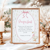 Albern Gänse Girl Kinderdusche Schnuller Jagd Poster