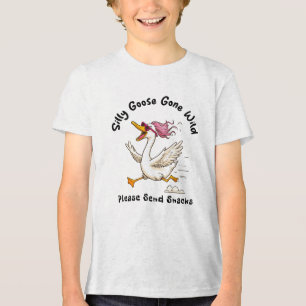 Albern Gänse Gone Wilde Kinder T - Shirt - Funny C