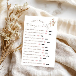 Albern Gänse Kinderdusche "raten Sie, wer" Spiel