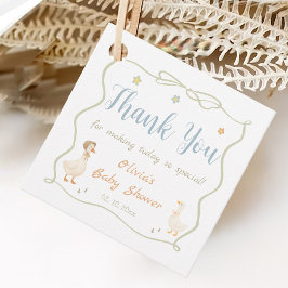 Albern Gänse Kinderdusche Vielen Dank Geschenkanhänger