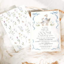 Albern Gänse Vinatge Bow Boy Baby Dusche