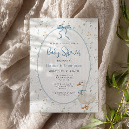 Albern Gänse Vintage Bläschen Babydusche Einladung